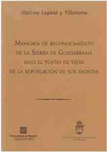 Memoria de reconocimientod de la Sierra de Guadarrama bajo e� pu