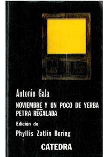 Noviembre y un poco de yerba/ Petra regalada