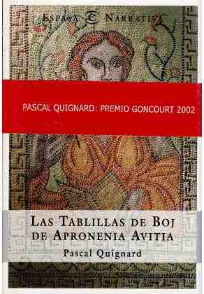 Las tablillas de boj de Apronenia Avitia