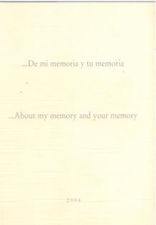 De mi meoria y tu memoria