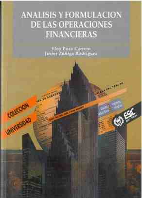 An�lisis y formulaci�n de las operaciones financieras