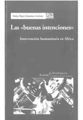 Las buenas intenciones. intervenciones en �frica