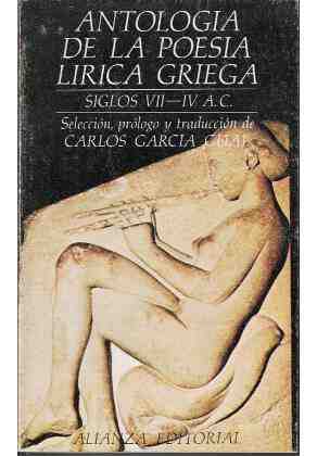 Antolog�a de la poes�a l�rica griega