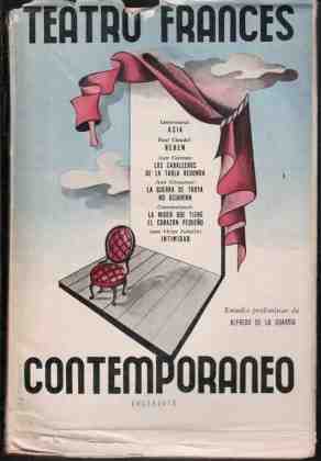 Antologia del teatro frances contemporaneo Tomo I